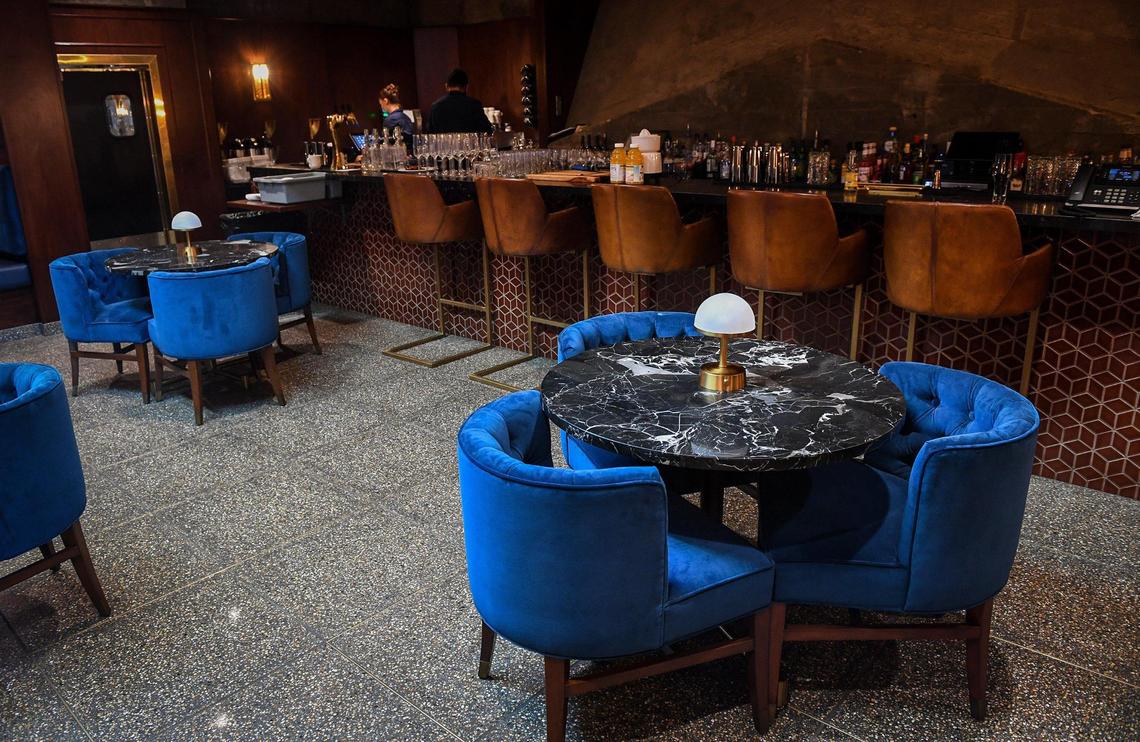 The Elderwood bar and restaurant located on the fifth floor of the Darling Hotel, has indoor seating but because of COVID-19, can only use its rooftop seating area for the time being.