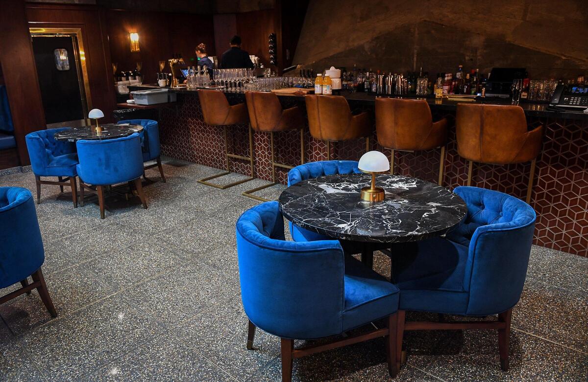 The Elderwood bar and restaurant located on the fifth floor of the Darling Hotel, has indoor seating but because of COVID-19, can only use its rooftop seating area for the time being.