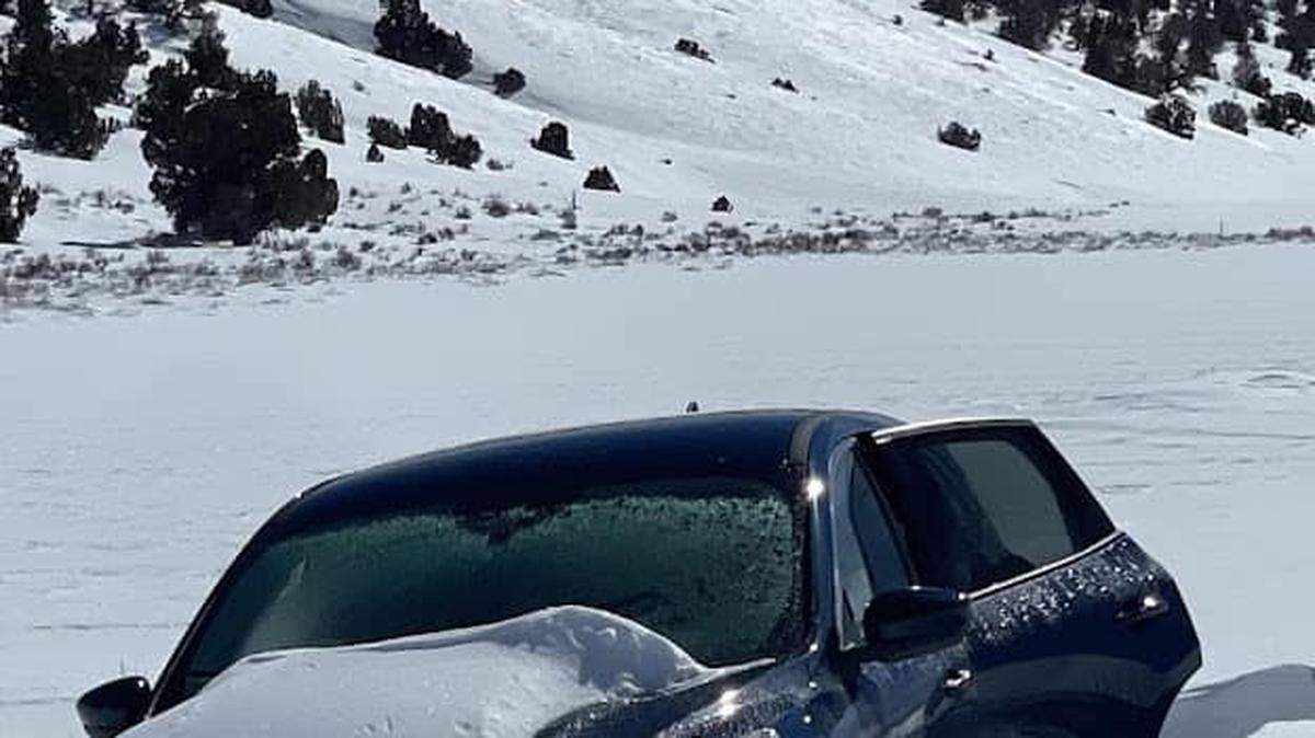 A man was found safe inside his vehicle after he was missing for almost a week following a bad snow storm in Inyo County.