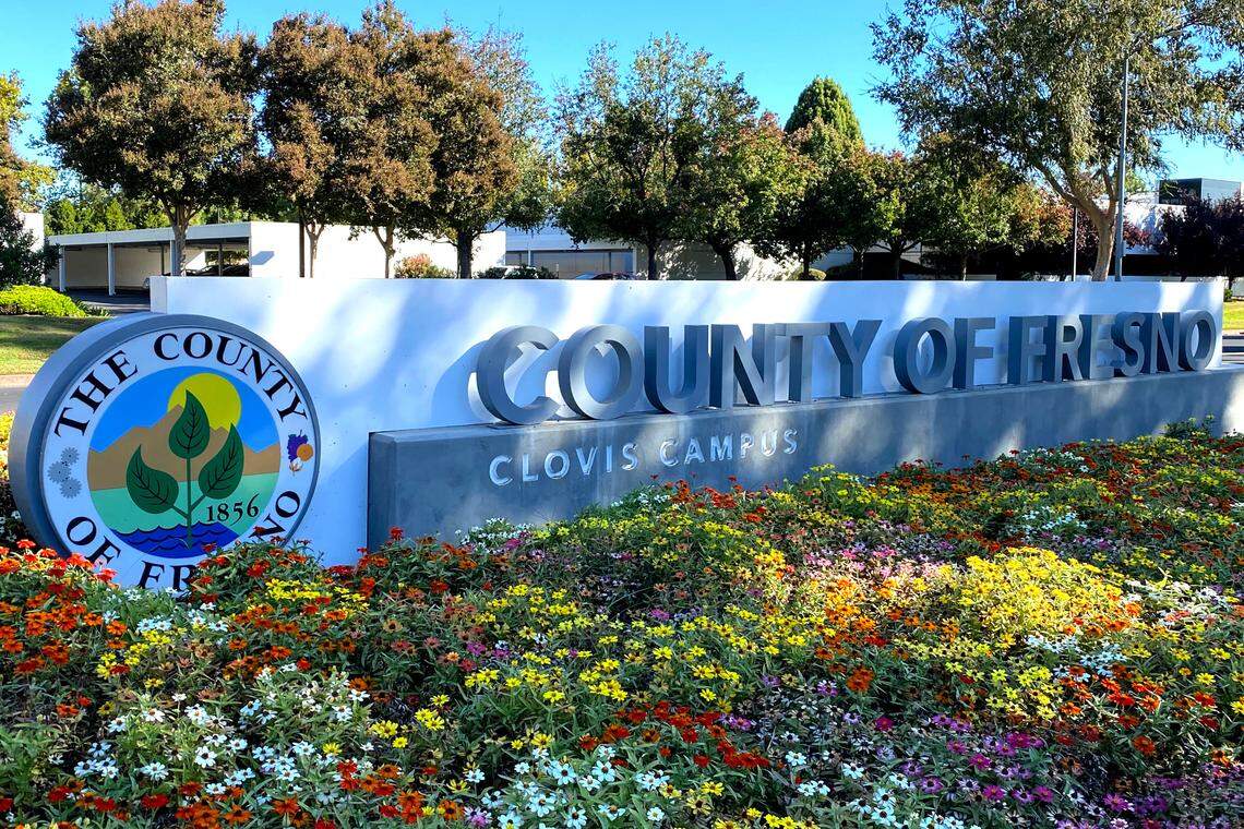 Fresno County’s Clovis Campus already holds several social services departments on the properties on Peach Avenue between Ashlan and Dakota avenues on Monday, Oct. 18, 2021, and the former Costco building is expected to be ready around Thanksgiving.