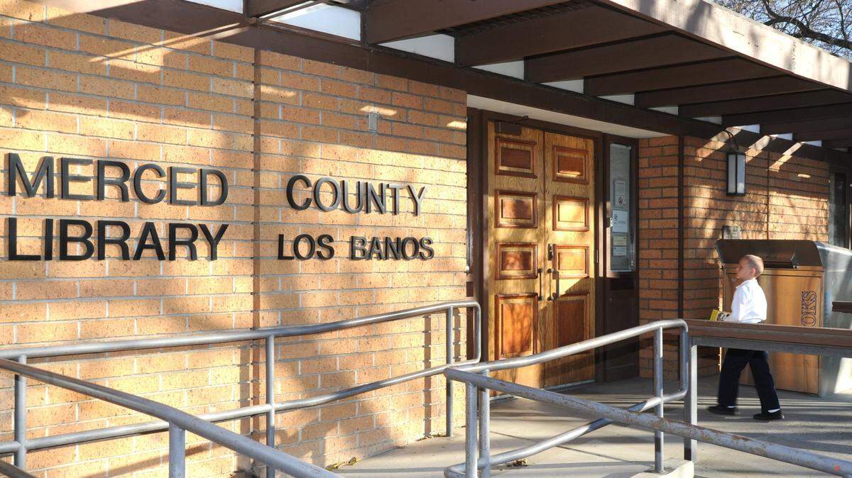 The Merced County Library in Los Banos.