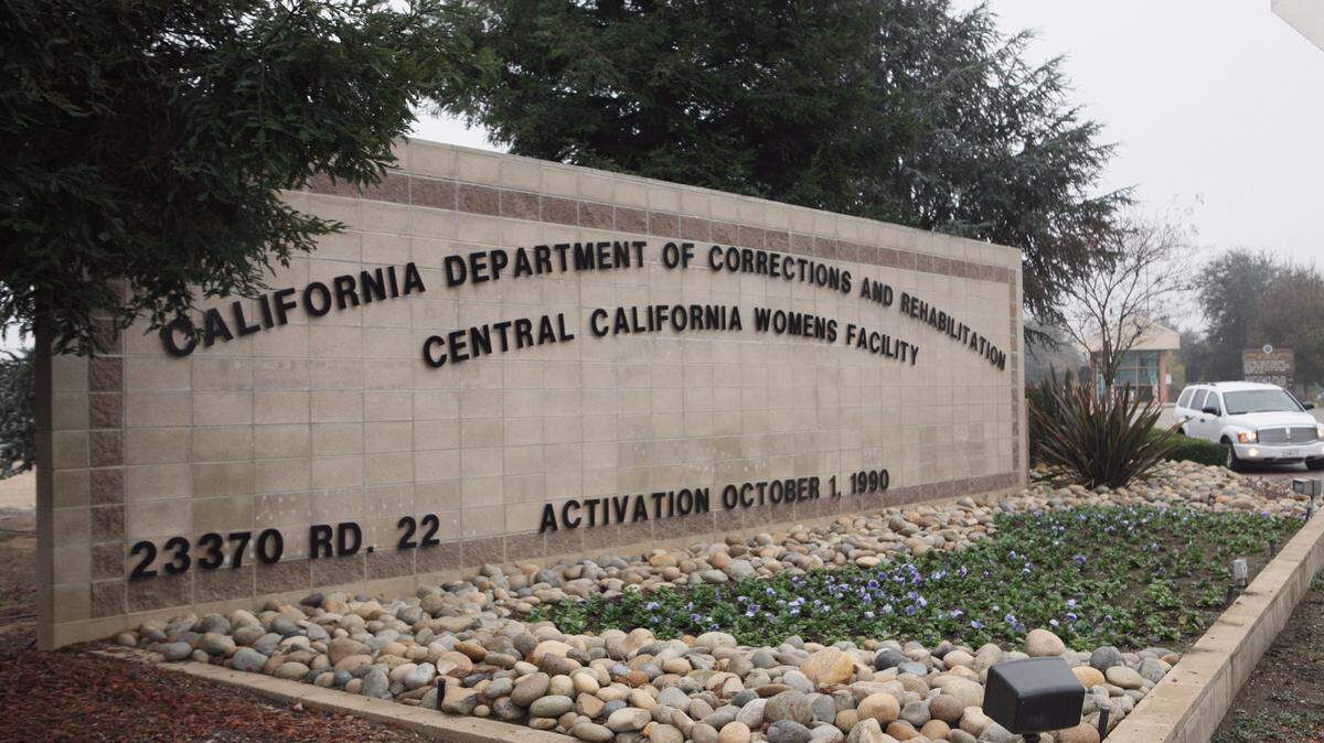 The sign at Central California Women’s Facility in Chowchilla is shown in a file photo.