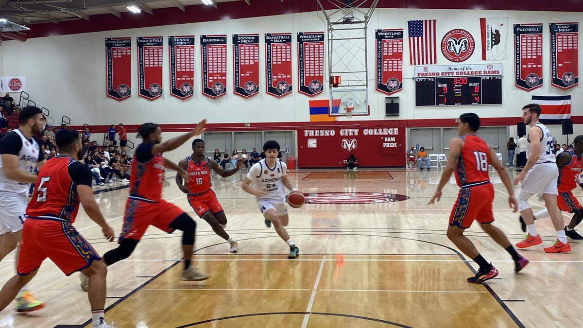 Armenia played Costa Rica in the Tarkanian Classic at Fresno City College on Friday, June 6, 2025.