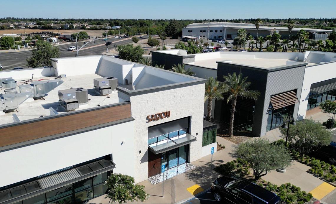 Restaurant Saizon is seen at The Row at Willow and Shepherd avenues.