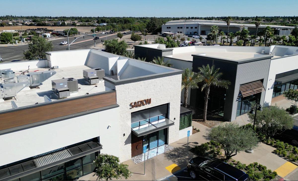 Restaurant Saizon is seen at The Row at Willow and Shepherd avenues.