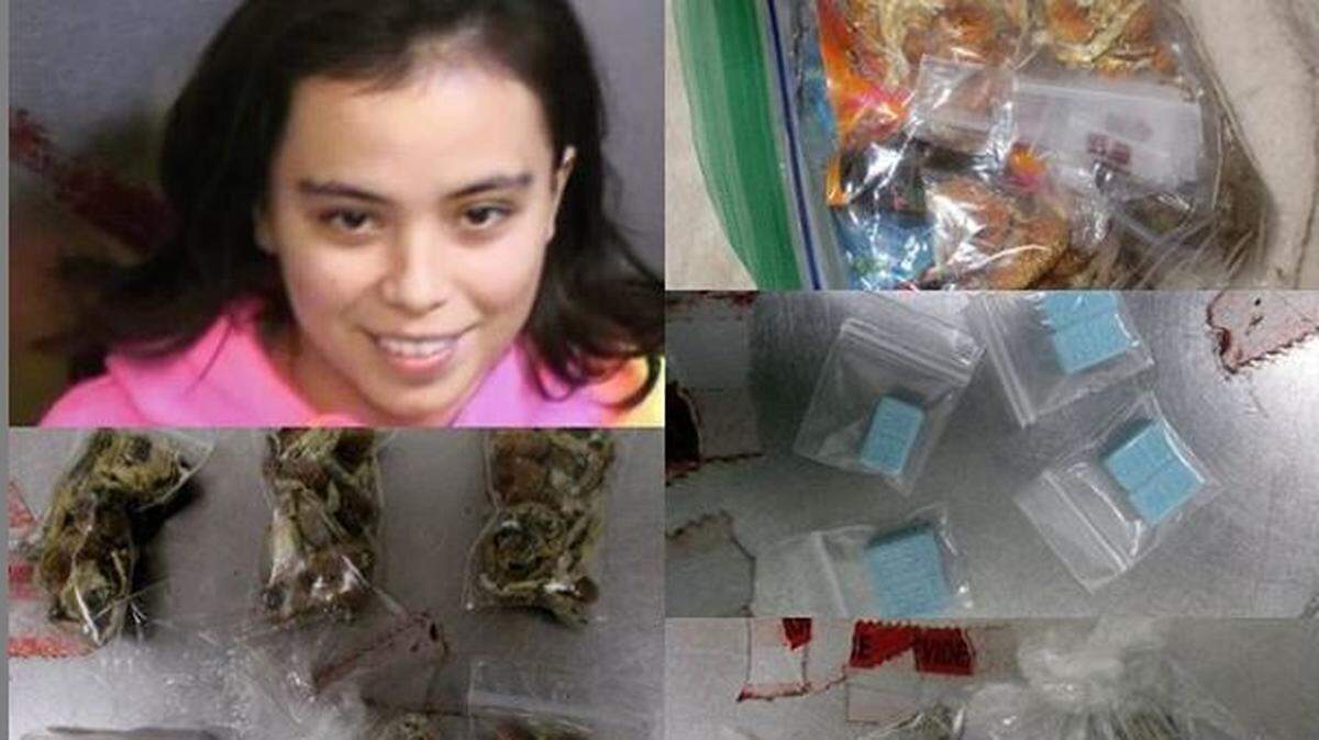 Daisy Pedraza, 24, was arrested on 420 after Fresno County Sheriff’s deputies discovered she wasn’t allowed to be driving.