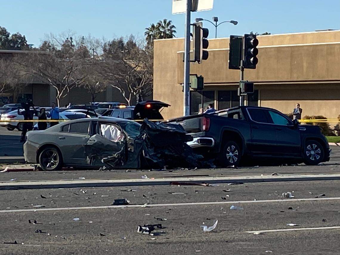 One man was killed in a three-car accident on Blackstone Avenue. Fresno Police believe street racing was involved in the crash. The traffic accident fatality was the 10th in the city this year.