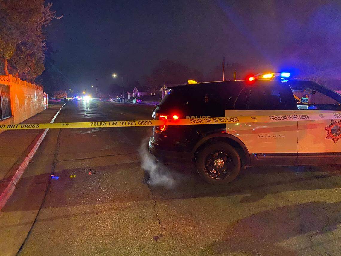 A bicyclist was killed in a hit-and-run collision at Clinton Avenue, near Van Ness Boulevard in Fresno, California on Saturday, Feb. 10, 2024.