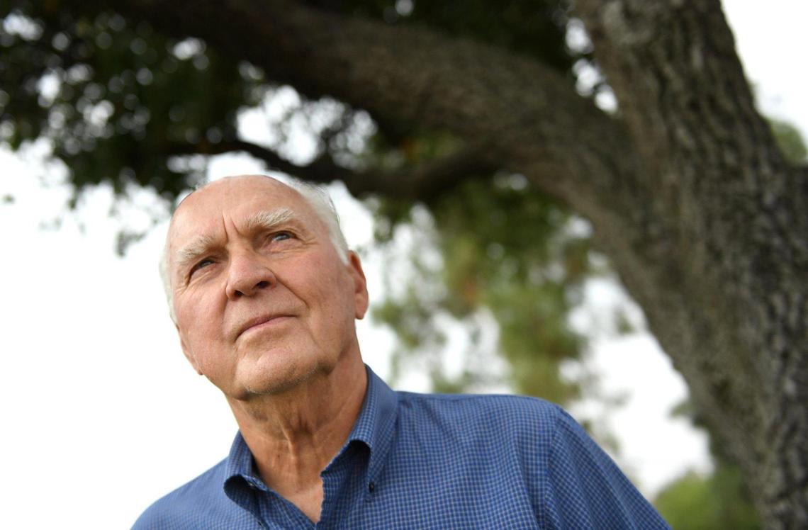 Retired Southern California Edison forester John Mount, says four decades of forest management by So Cal Edison helped prevent widespread destruction of Shaver Lake during the Creek Fire.