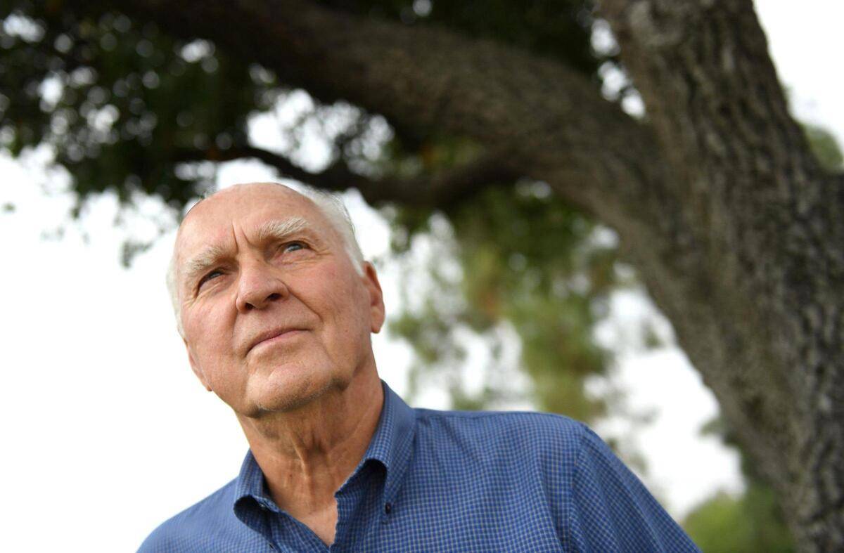 Retired Southern California Edison forester John Mount, says four decades of forest management by So Cal Edison helped prevent widespread destruction of Shaver Lake during the Creek Fire.