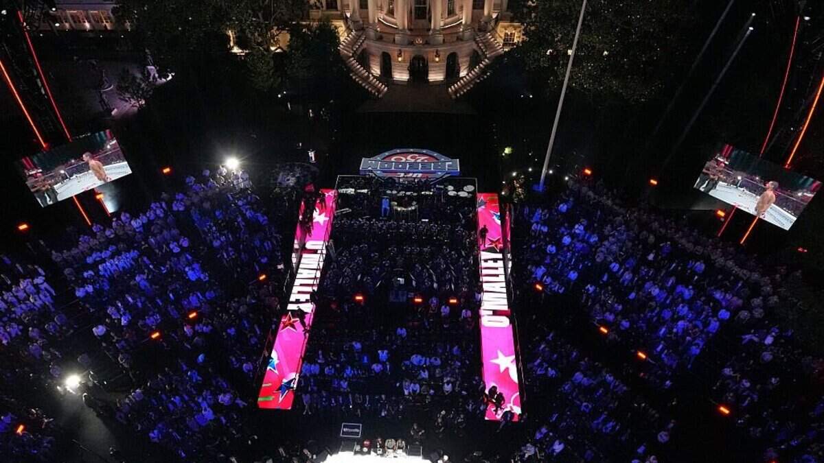 President Donald Trump was hosting a series of Ulitmate Fight Championship matches on his 80th birthday, which the White House is calling "a once-in-a-generation celebration of the American fighting spirit.”