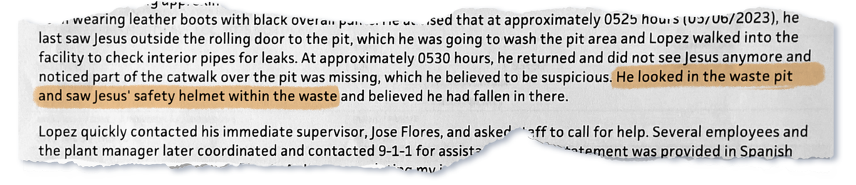 Sourced from Sanger Police Department Report