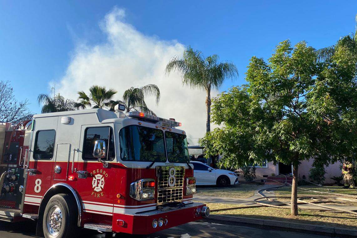 A fire was reported about 7 a.m. on Monday, May 30, 2022, in south Fresno, accordong to firefighters.
