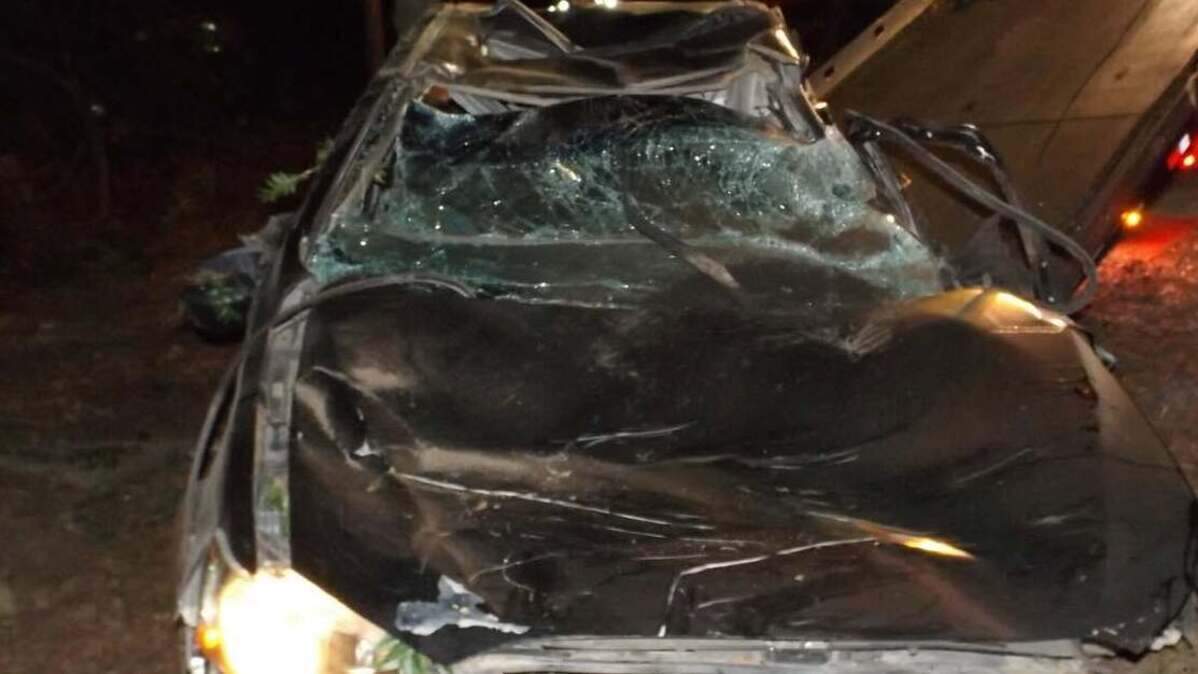 A man was killed in a single-vehicle crash on Highway 99 in Madera County.