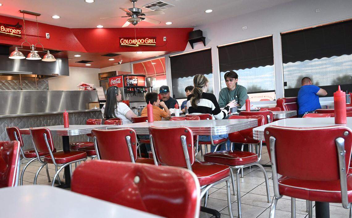 The interior of Colorado Grill at Willow and Barstow avenues is seen Friday, April 24, 2026 in Clovis.