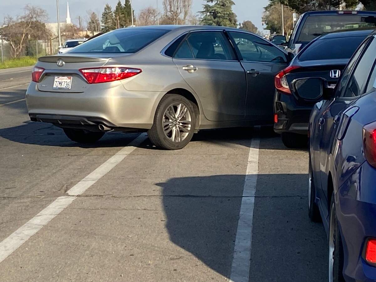A man was taken into custody after Fresno police said he crashed into vehicles and then ran away into a neighborhood on Friday, March 3, 2023.