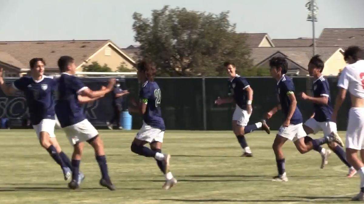Clovis East and Buchanan played in a Tri-River Athletic Conference boys soccer match.