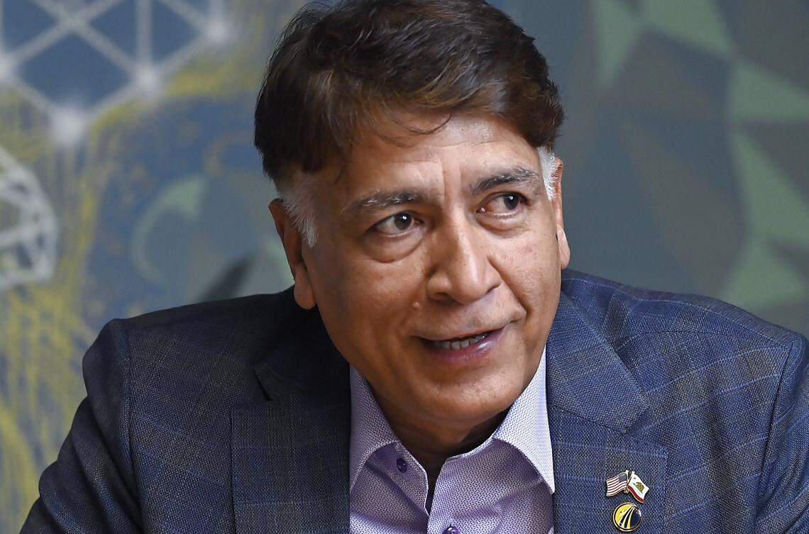 California High Speed Rail CEO Ian Choudri is interviewed by the California McClatchy Editorial Board Wednesday, July 30, 2025 in Fresno.