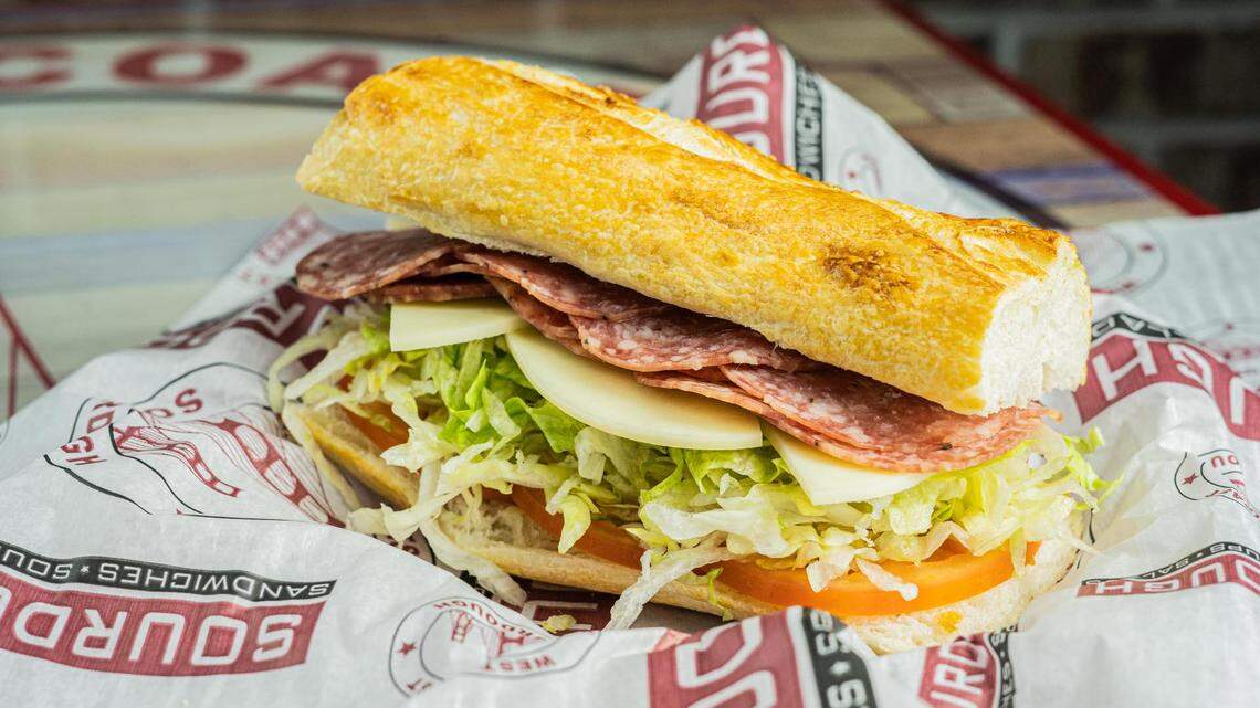 The salami sandwich is one of 20 sandwiches on the menu at West Coast Sourdough. The company has a location open in central Fresno and is planning to open more restaurants in Fresno, Clovis and Visalia.