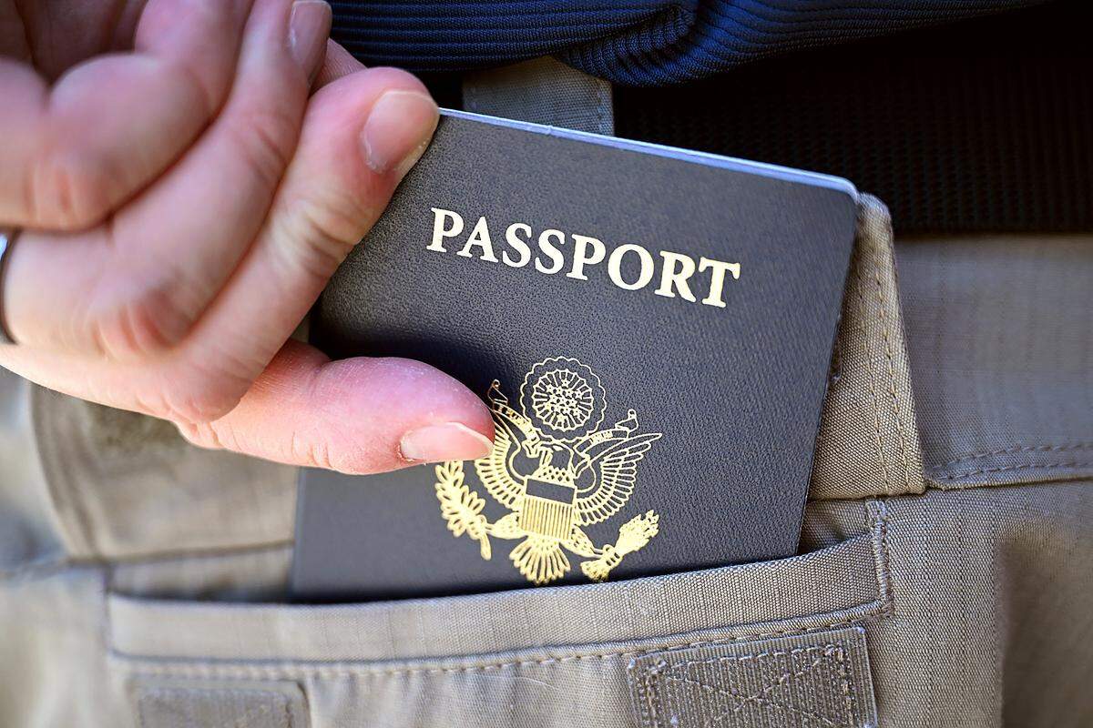 Some Californians are carrying their US passsports to avoid ICE profiling and reduce fear of deportation. Photographed Thursday, July 30, 2025 in downtown Fresno.