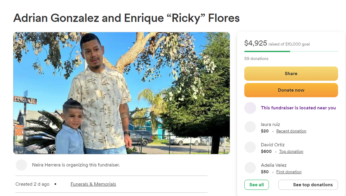 A GoFundMe account has been created for the uncle and the 4-year-old nephew victims of a fatal two-car crash in rural Fresno County. &nbsp;