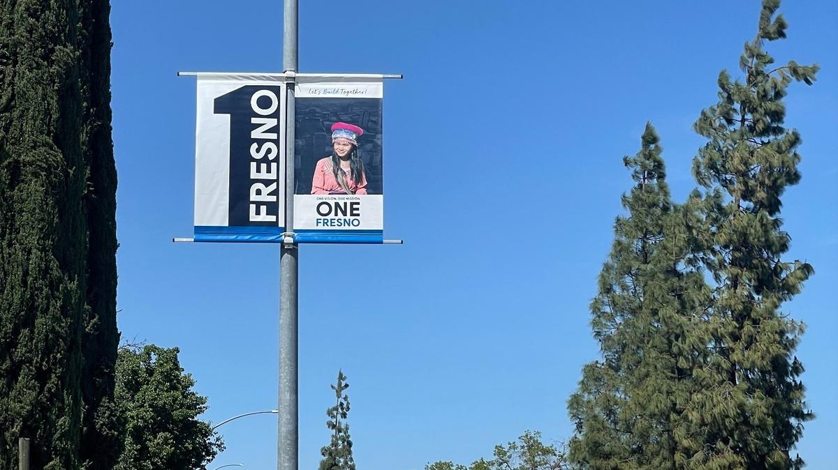 Fresno Mayor Jerry Dyer’s administration is erecting banners throughout the city with his “One Fresno” slogan. The banners also will feature photos of first responders, city employees and community members from diverse backgrounds.