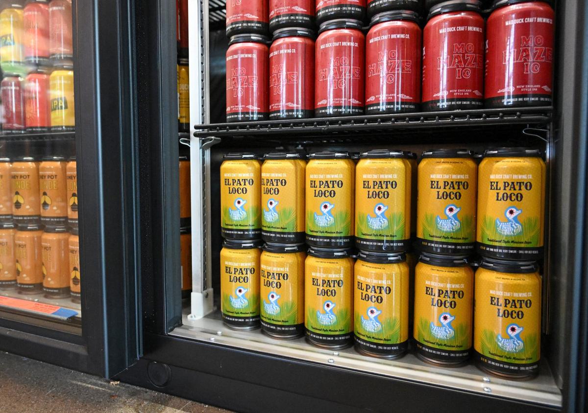El Pato Loco beers and others are for sale in cans at Mad Duck’s newest location at Maple and Copper avenues in north Fresno.