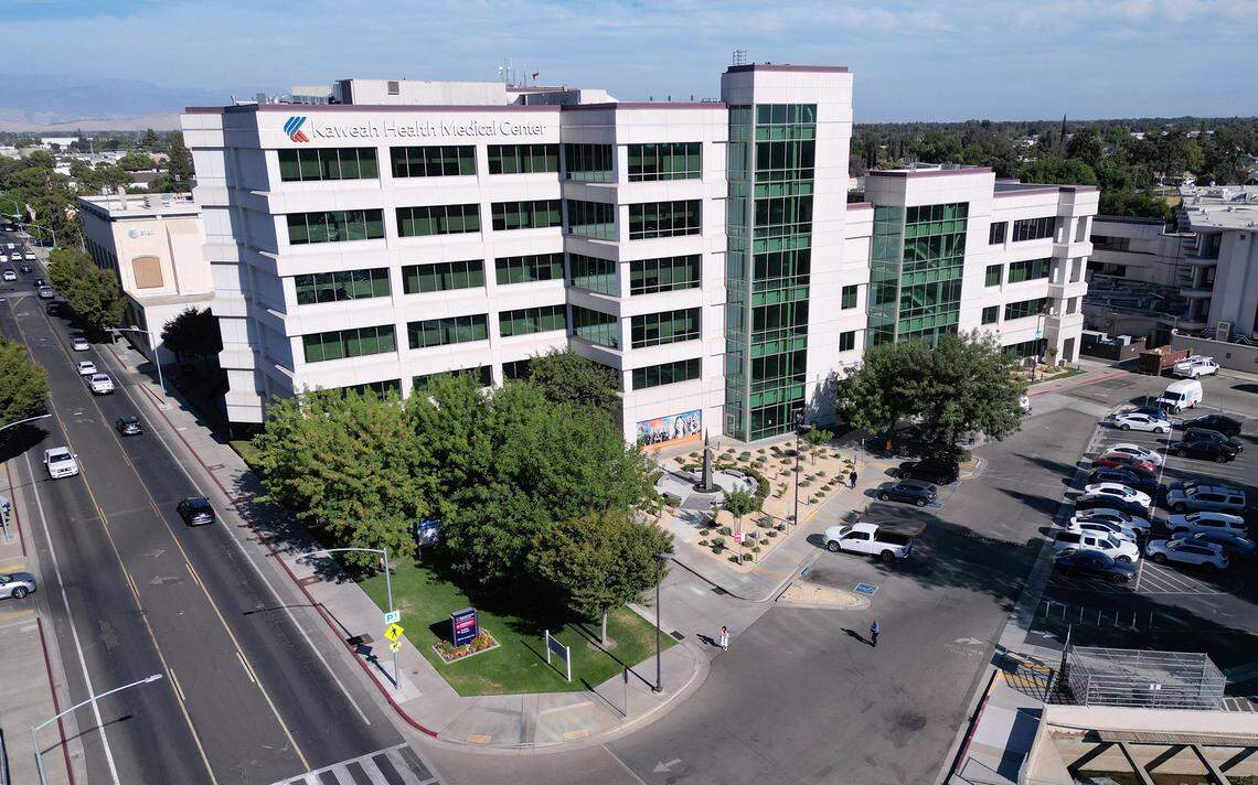 Kaweah Health is facing a state investigation in a wrongful death lawsuit. Photographed Monday, Aug. 4, 2025 in Visalia.