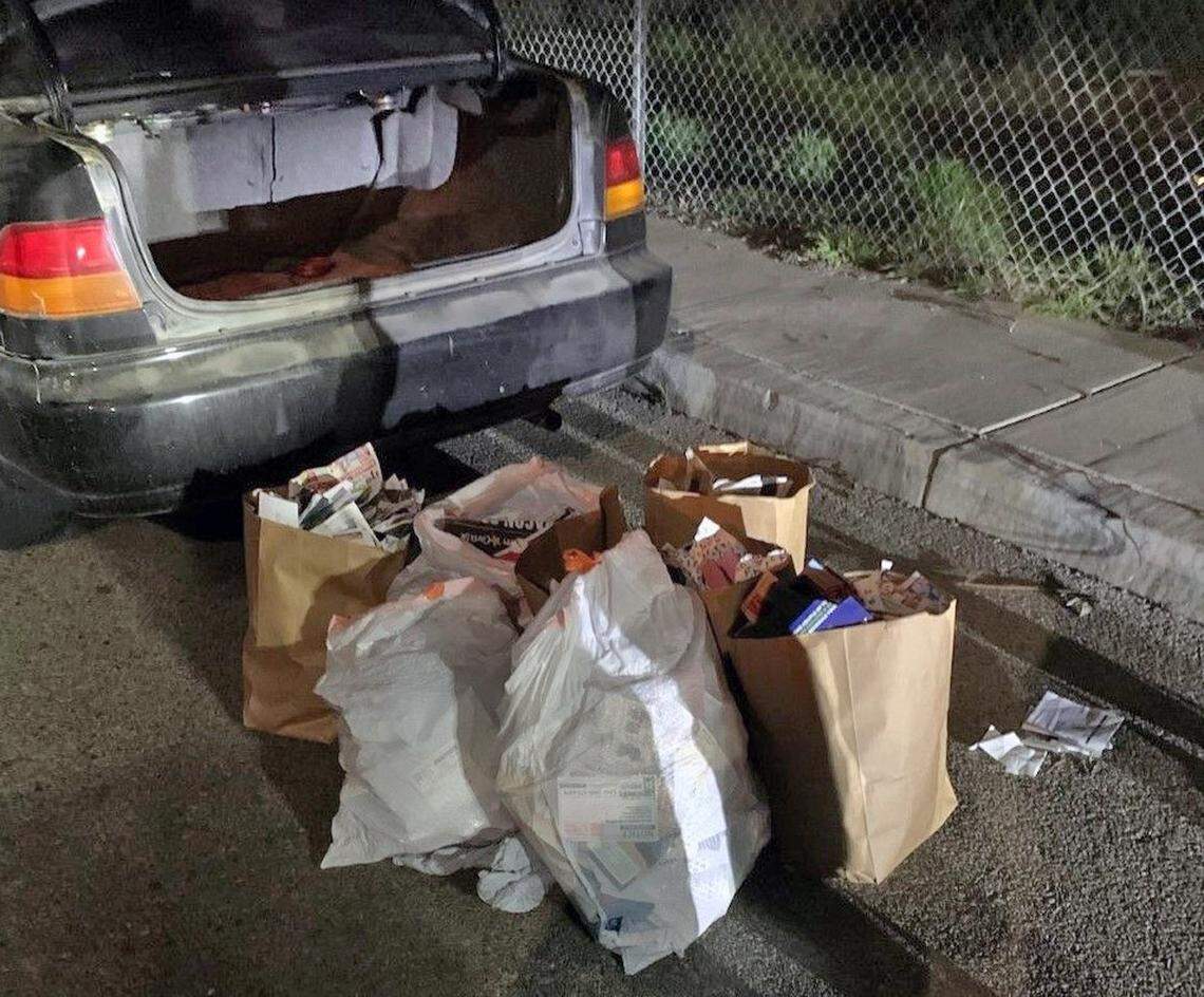 Fresno County deputies discovered a stolen car parked in the Mayfair District on Jan. 27, 2022, and inside it had several bags of stolen mail which appears to have been taken from residents in the city of Clovis, according to the a sheriff’s spokesperson.