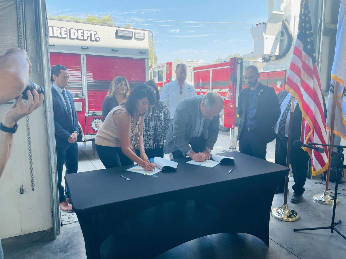 Chukchansi Tribal and Madera County officials sign a memorandum of understanding to expand law enforcement and fire protection services on and around Tribal lands.