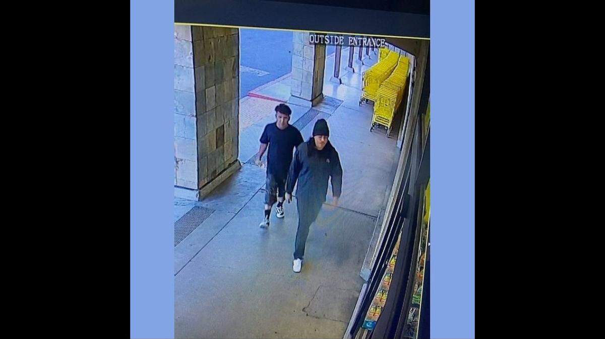 Merced police say a man wearing a black beanie stabbed a Food 4 Less employee on June 29, 2022.