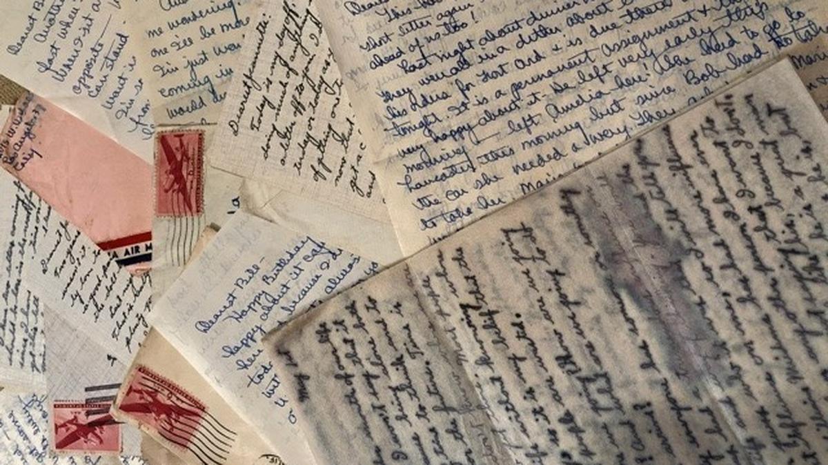Letters written by Marion Karian’s parents in their separation during World War II.