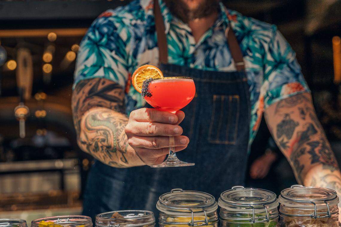 Eureka! has a rotating cocktail menu and an expansive selection of small batch whiskey on the menu, along with craft beer and wine.