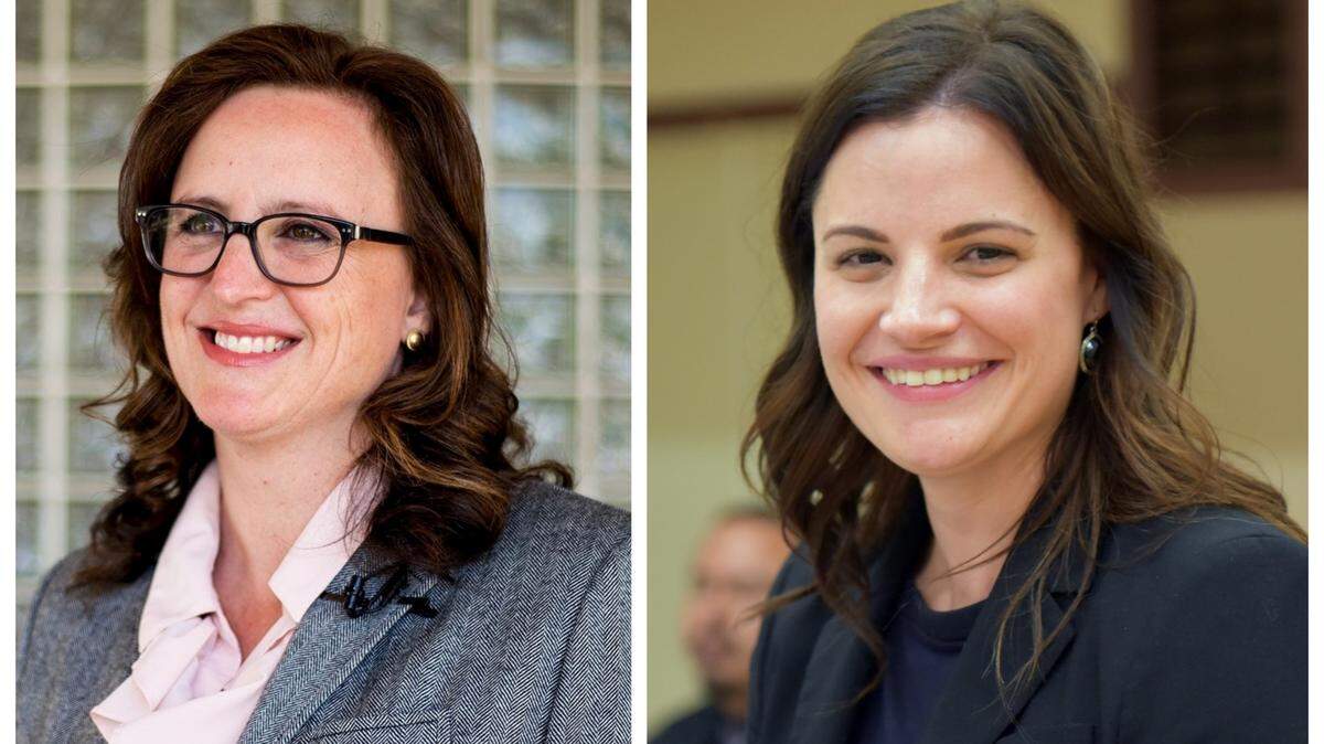 Merced County Supervising Deputy District Attorney Nicole Silveira, right, has filed paperwork to challenge District Attorney Kimberly Helms Lewis in the June 7 primary election.