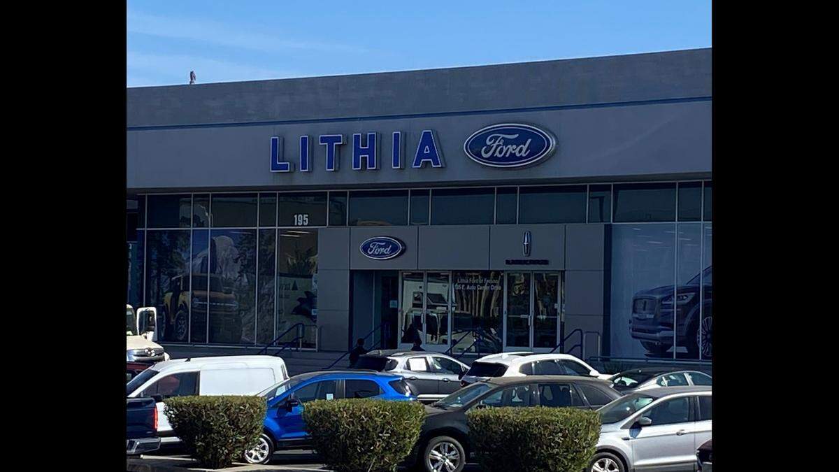 Fresno police said they arrested a man who walked into a Ford dealership near Blackstone and Bullard avenues on Wednesday, Oct. 26, 2022, and critically stabbed someone inside.