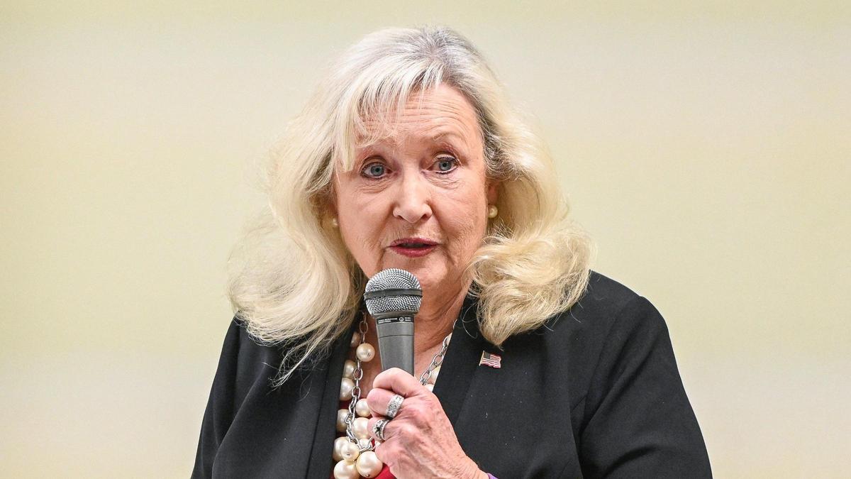Connie Conway, candidate for Congressional District 22 in the special election that will replace retiring Congressman Devin Nunes. Photographed at a candidate’s forum hosted by the Fresno County Republican Party