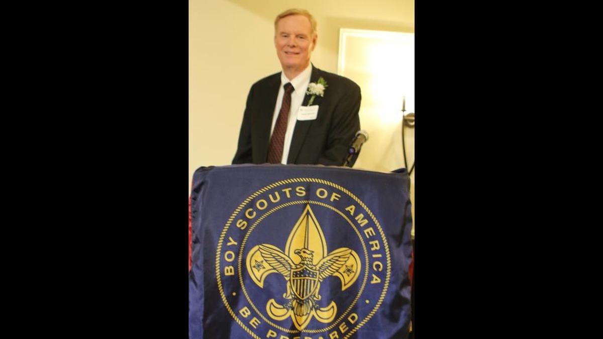 Jim Maxwell received the Central Valley Distinguished Citizen award from the Sequoia Council, Boy Scouts of America.