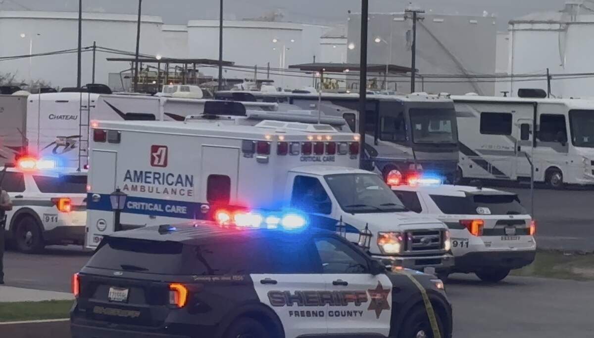 Deputies responded to an incident at a mobile home park at Maple and Central avenues in Fresno, California on Sunday, Dec. 28, 2025.