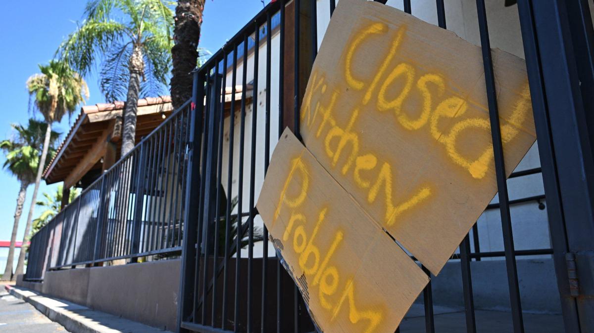 Javier’s Mexican Restaurant put up this sign in July, but hasn’t reopened since.