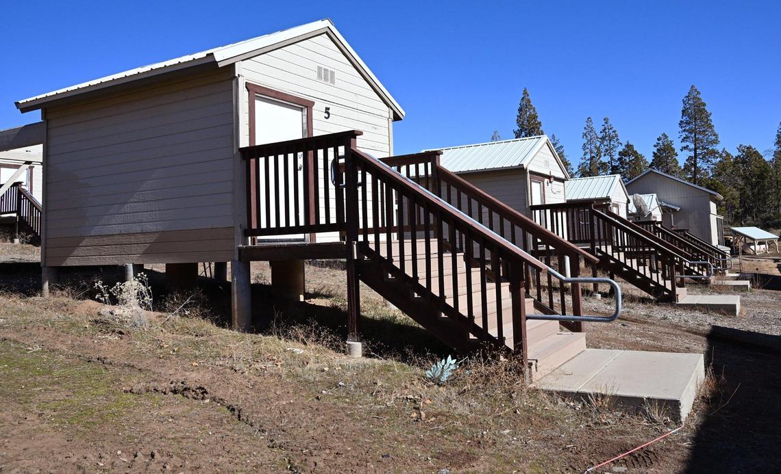 Three sizes of cabins are available for use at the Sierra Remote Observatory used by the science field to capture astrophotography images. Tuesday, Jan. 21, 2025 near Auberry.