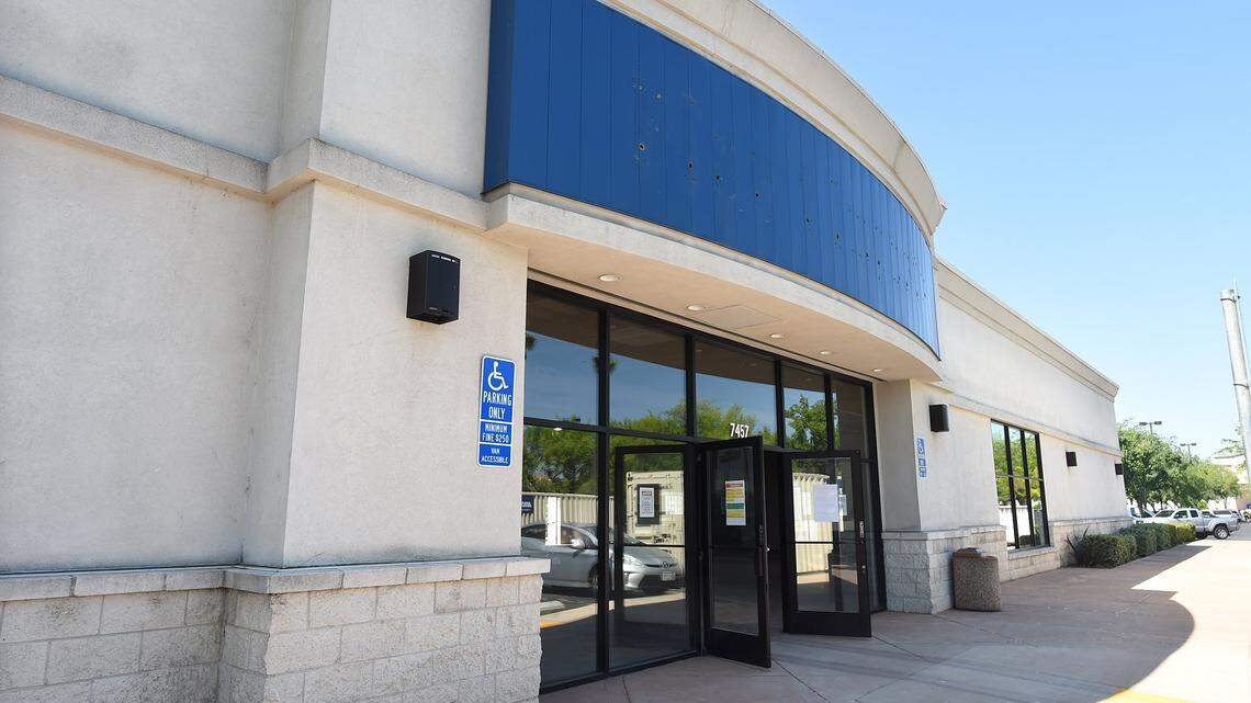 The former Pier 1 building at 7457 N. Blackstone will be home to a Dollar Tree store.