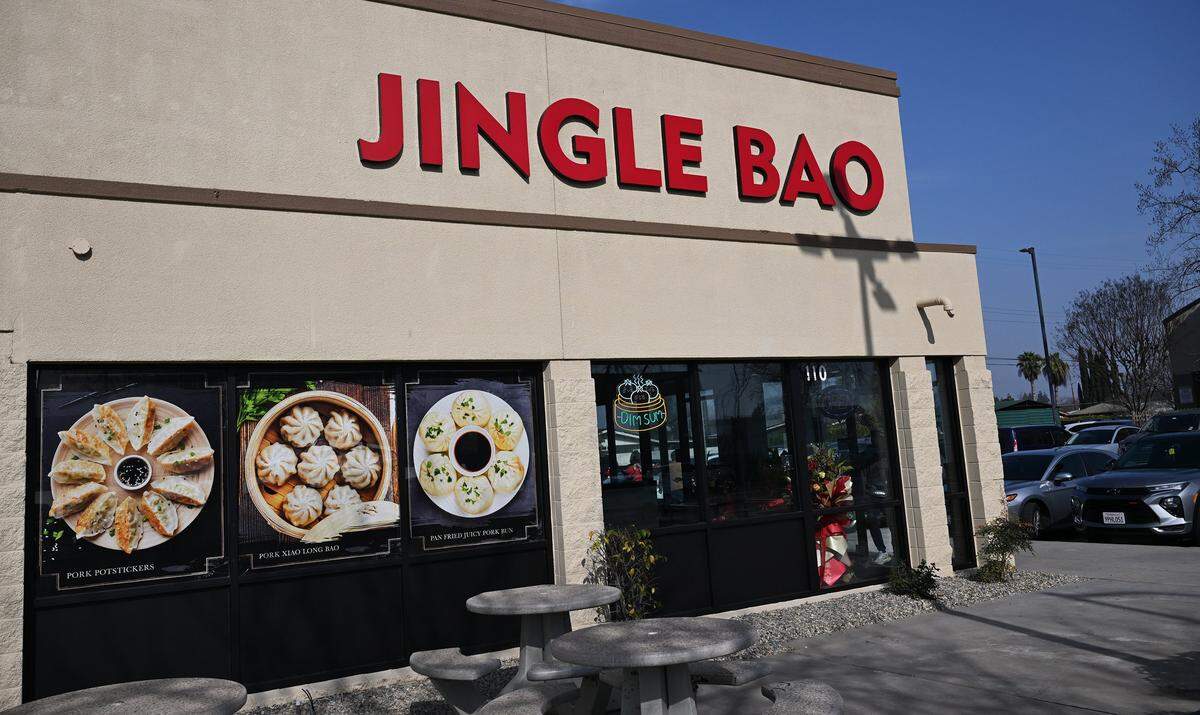 The new Jingle Bao has opened in the former Boston Market on Bullard Avenue, one of four new restaurants that have opened in Fresno or Clovis in January, 2026. Photographed Friday afternoon, Jan. 30, 2026 in Fresno.