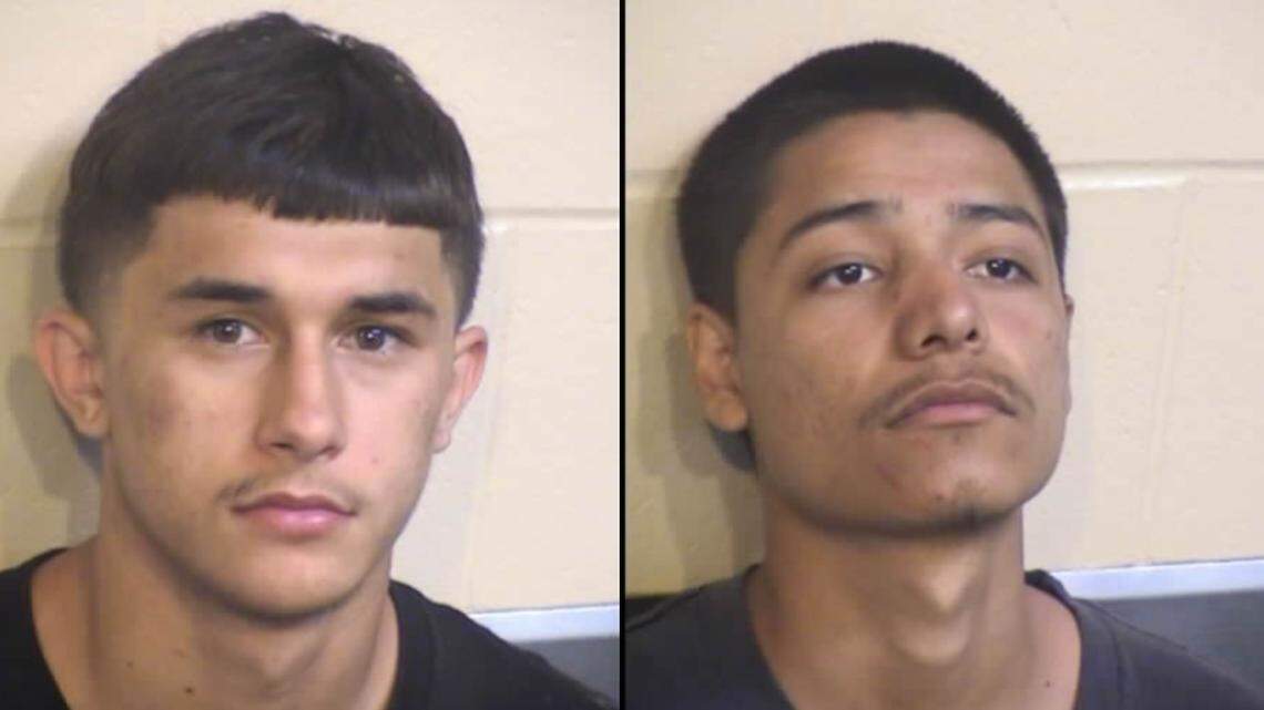 Trinidad Loera and Fernando Fernandez, both 18 years old and from Orange Cove.