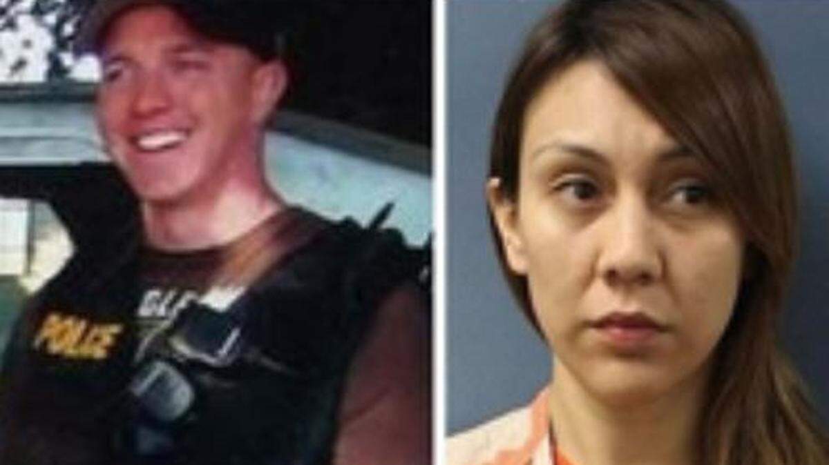 Erika Sandoval, right, stands accused of killing her husband Daniel Green, left, and is being tried on first degree murder charges in Tulare County