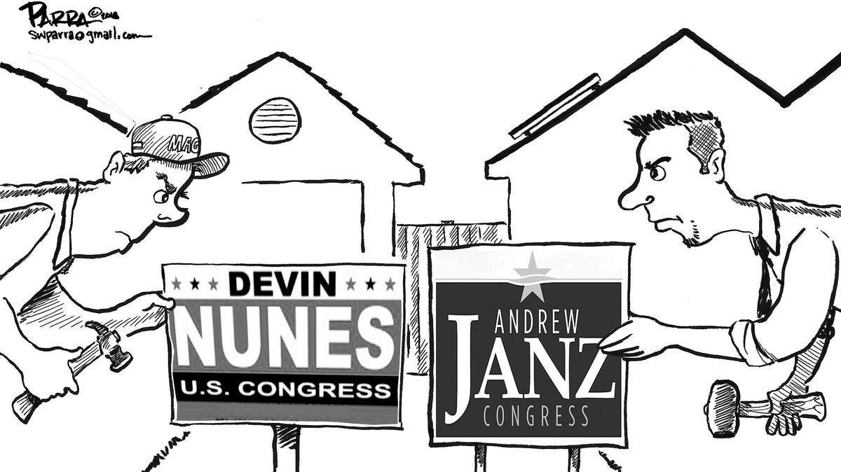 The 22nd Congressional District race between incumbent Devin Nunes and Fresno prosecutor Andrew Janz is heating up. Campaign signs of support have been springing up all summer long.