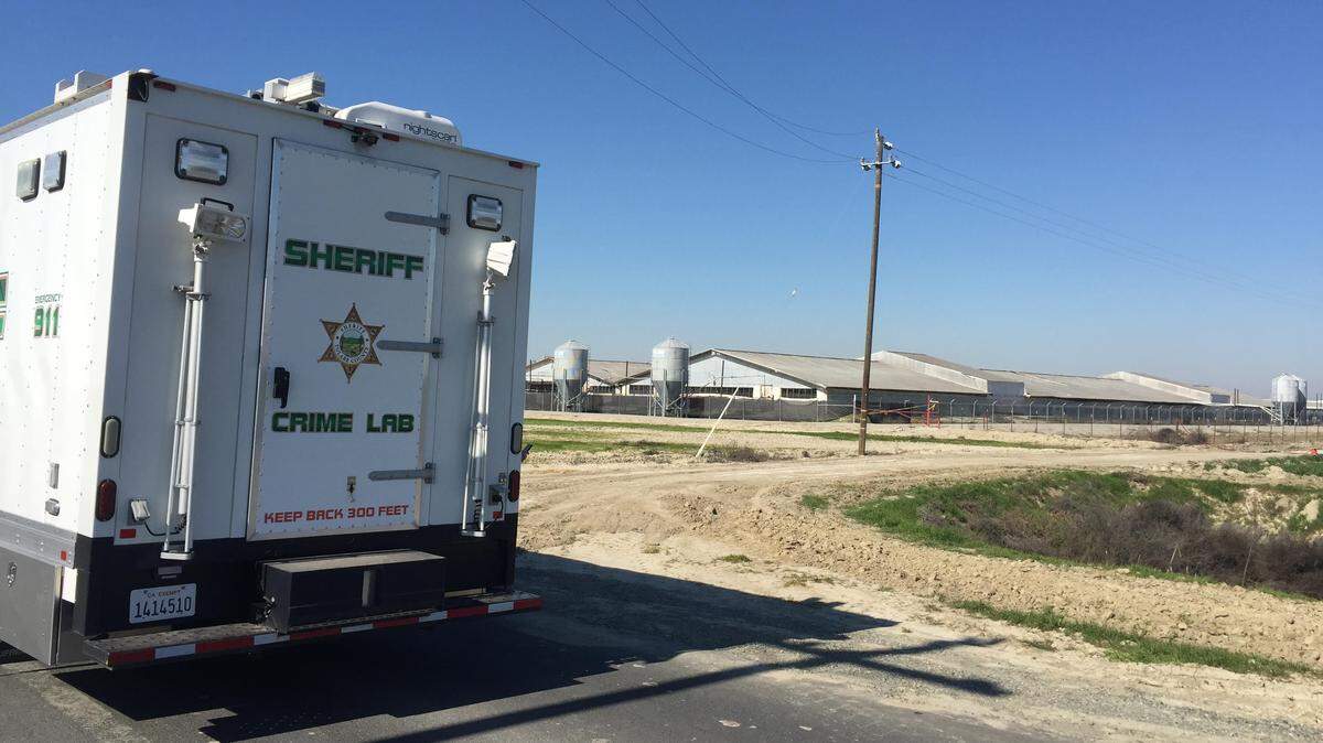 A body was found around a ponding basin near Corcoran on Feb. 6, 2020. The Tulare County Sheriff’s Office is investigating.