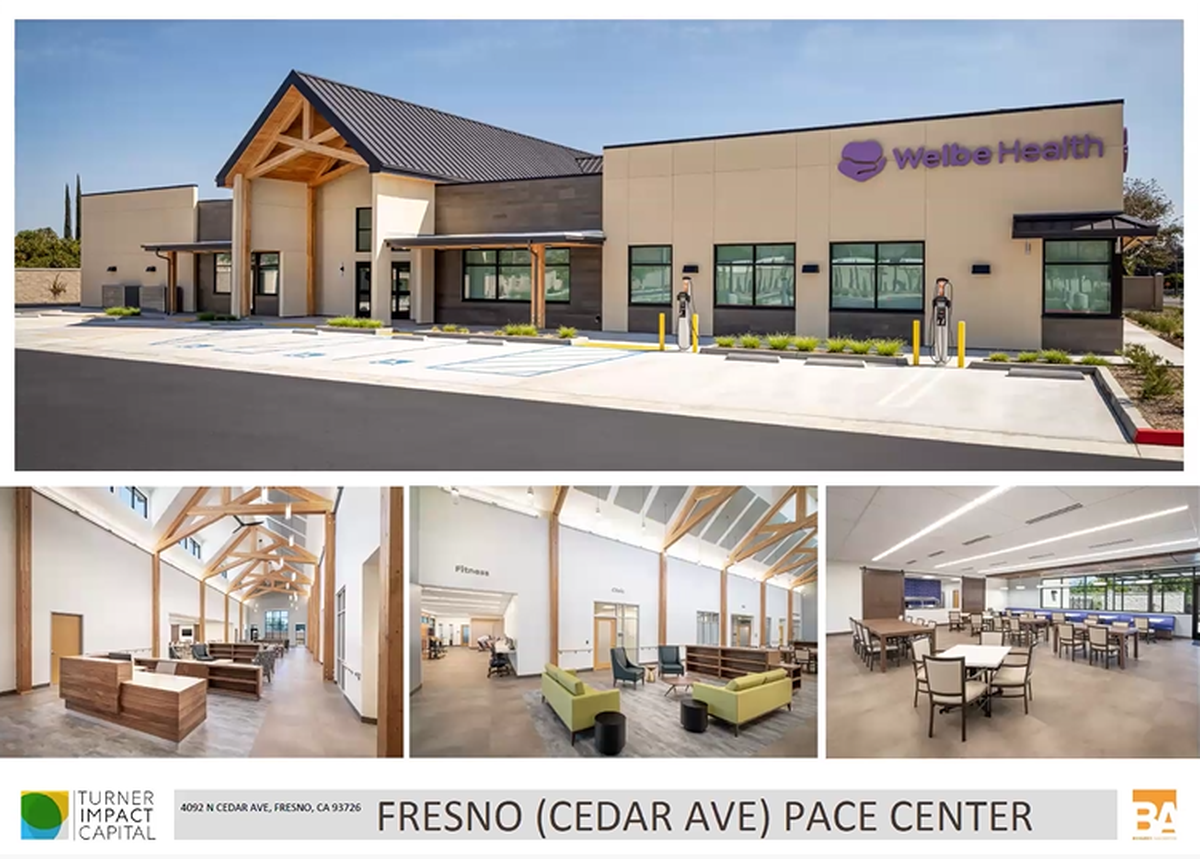 An image presented to the city of Fresno Planning Commission shows what the recently-opened WelbeHealth center in San Bernardino looks like. WelbeHealth is planning to operate a new center in Fresno’s Granite Park area.