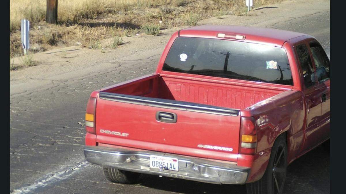 The California Highway Patrol are looking for this vehicle that was captured on surveillance camera after an alleged hit-and-run in Orange Cove on Saturday, June 28, 2025.