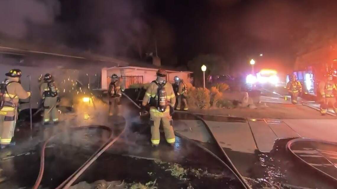 Fresno police officer helped alert sleeping homeowner to overnight garage fire