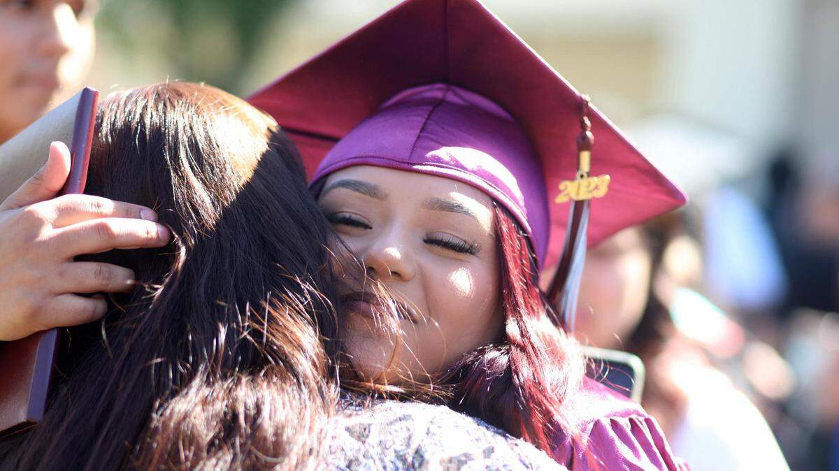 Alejandra Rodríguez, who graduated from J.E. Young Academic Center, was one of the 103 seniors from Fresno Unified School District’s 11 high schools that took part of the summer commencement held at Roosevelt High School’s Audra McDonald Theater Friday, July 14.